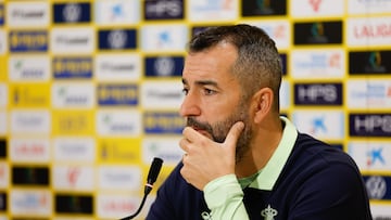 13/12/2024 FUTBOL PRIMERA DIVISION TEMPORADA 24/25 UD LAS PALMAS Rueda de prensa de Diego Martinez