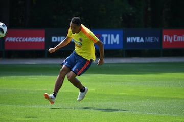 Día 14 en Milanello: Farid Díaz se unió a la Selección Colombia