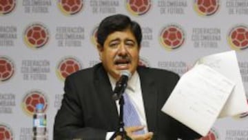 Luis Bedoya renunci&oacute; a la presidencia de la Federaci&oacute;n Colombiana de F&uacute;tbol el pasado mes de septiembre de 2015