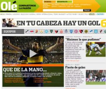 Portadas de la prensa extranjera