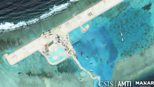 Imágenes satelitales revelan lo que está haciendo uno de los rivales de China en su zona de influencia natural