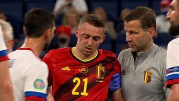 Castagne dice adiós a la Eurocopa tras un terrible golpe con el ruso Kuzyayev