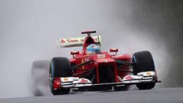 <b>IMPRACTICABLE. </b>La lluvia arruinó por completo la segunda sesión de entrenamientos libres.