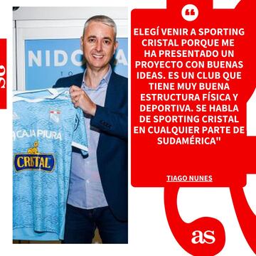 El entrenador de Cristal admite que el club rimense es conocido a nivel mundial.