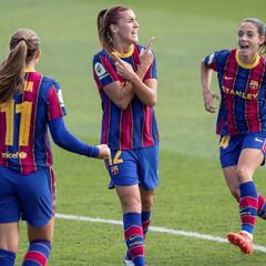 El tridente del Barça está en la medular: Alexia, Aitana y Patri