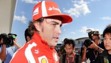 <b>UN ÍDOLO EN JAPÓN. </b>Aficionados y periodistas del país asiático tienen a Alonso entre sus pilotos preferidos y buscan autógrafos y fotos.