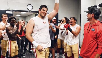 El liniero ofensivo de 49ers será el invitado especial para dar la patada inicial en el partido entre San Jose Earthquakes y LAFC en el Levi’s Stadium de Santa Clara, California.