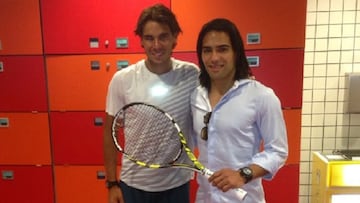 Falcao y un emotivo mensaje por el retiro de Nadal.