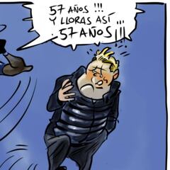 Ya hay viñetas del rifi-rafe entre Nyom y Koeman