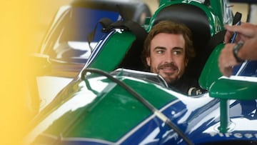Alonso en el test de Barber.