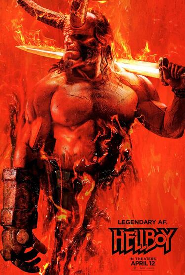 La nueva película de Hellboy descubre su primer y brutal póster