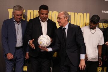 La alfombra roja de la presentación del documental de Ronaldo Nazario