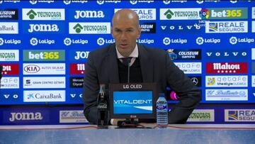 Zidane y el empate an Getafe: "Es lo que hay"