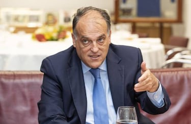 Javier Tebas: "A 90% chance that Girona-Barça is played in the U.S."