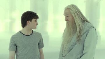 harry potter albus dumbledore daniel radcliffe michael gambon