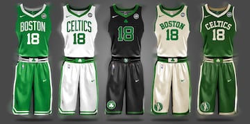 Uniforme de Boston Celtics.