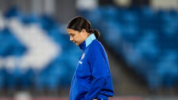 Sam Kerr, durante un partido con el Chelsea.