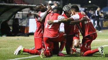 Partido entre Chicó y Santa Fe.