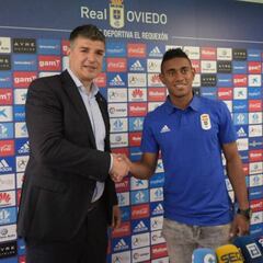 Edgar Bárcenas se convirtió en refuerzo del Real Oviedo