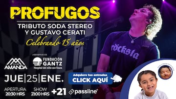 ¡Prófugos! Fundación Gantz presenta nuevo show en beneficio de los niños