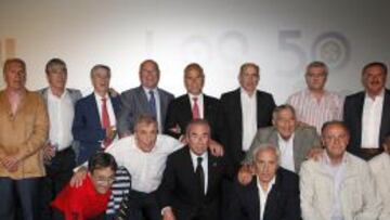 Los integrantes de aquella plantilla formaron en el XL aniversario el pasado 15 de mayo.