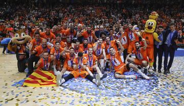 El Valencia Basket campeón de la Eurocup.
