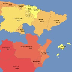 ¿Cuál es la comunidad autónoma más rica y más pobre?