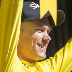 Froome: "Ha sido un gran susto, un momento de mucho estrés"