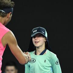 Los recogepelotas del Open de Australia no llevarán mascarilla