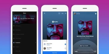 Ya puedes compartir canciones de Spotify con las historias de Facebook