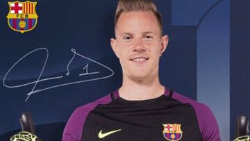 Ter Stegen firma la renovación con el Barcelona hasta 2022