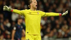 Orjan Nyland, en el Santiago Bernabéu.