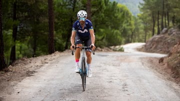 Valverde en la subida al Collado de Caravaca de la Cruz.