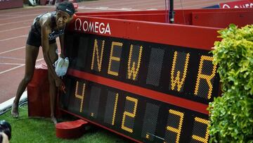 Sifan Hassan rompe el récord del mundo de la milla (4:12:33)