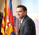 El Barcelona homenajea a Xavi