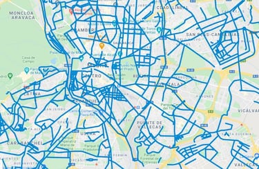Este mapa de Google Maps te ayuda a ver qué calles de Madrid están libres de nieve