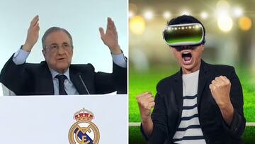 Florentino y su última revolución tecnológica que sería brutal: las gafas de realidad virtual para aficionados
