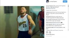 Draymond Green y Conor McGregor discutieron en Instagram porque el luchador irland&eacute;s llev&oacute; una camiseta de los Warriors con el dorsal del jugador.