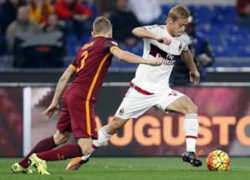 Carlos Bacca se destacó en el juego del Milan.