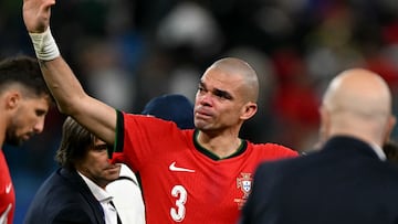 Pepe, durante la última Eurocopa.