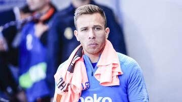 Arthur con el FC Barcelona.