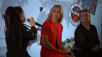 Alexia Putellas abre academia en Itagüi, Colombia, para niñas y en vulnerabilidad.