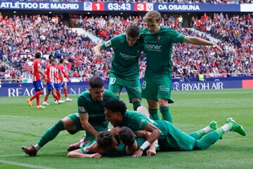 Los de Arrasate golearon a los del Cholo en su último partido de la 23-24 en su estadio con todos sus males al aire, sobre todo en defensa. Marcaron Raúl García (2), Oroz y Torró.