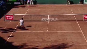 El punto que le otorgó a Garín su primer título del circuito ATP