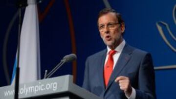 Rajoy durante su discurso.