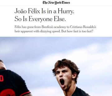João Félix, en The New York Times.