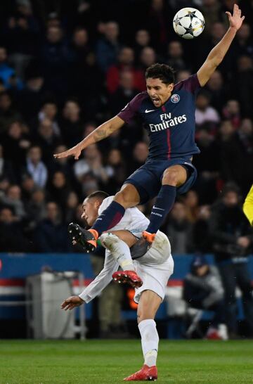 Marquinhos and Lucas Vázquez.