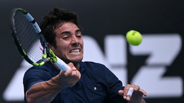 Garin debutó en el Abierto de Australia ante el 25 del mundo y este fue el resultado