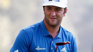 Jon Rahm practica antes del inicio del World Golf Championships de M&eacute;xico.