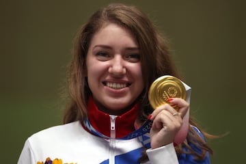 Tiro, 10m pistola aire comprimido final femenino | Récord olímpico: 240.3 puntos